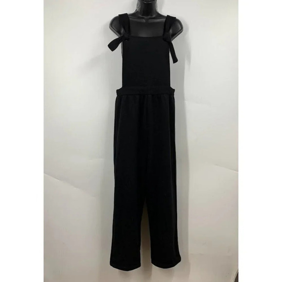 Dra Los Angeles Women's Cotton Tie Front Overalls Jumpsuit Size S - Picture 1 of 16